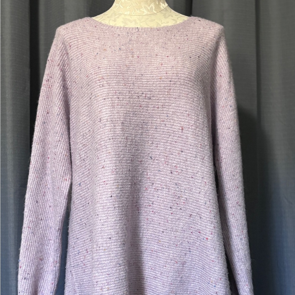 Retrology Lavender Speckled Women's Sweater